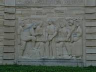 Stone Craving of Lincoln in Indiana