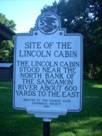 Lincoln Cabin Site Sign