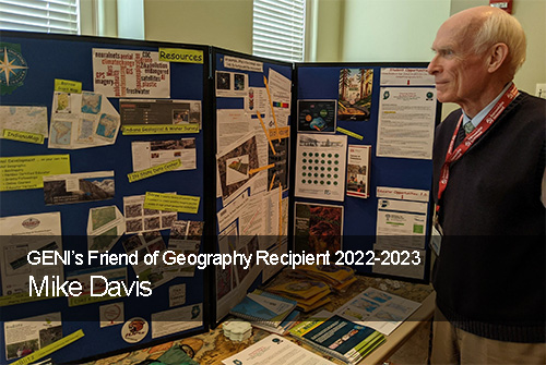 Mike Davis, GENIs friend of geography recipient 2022-23